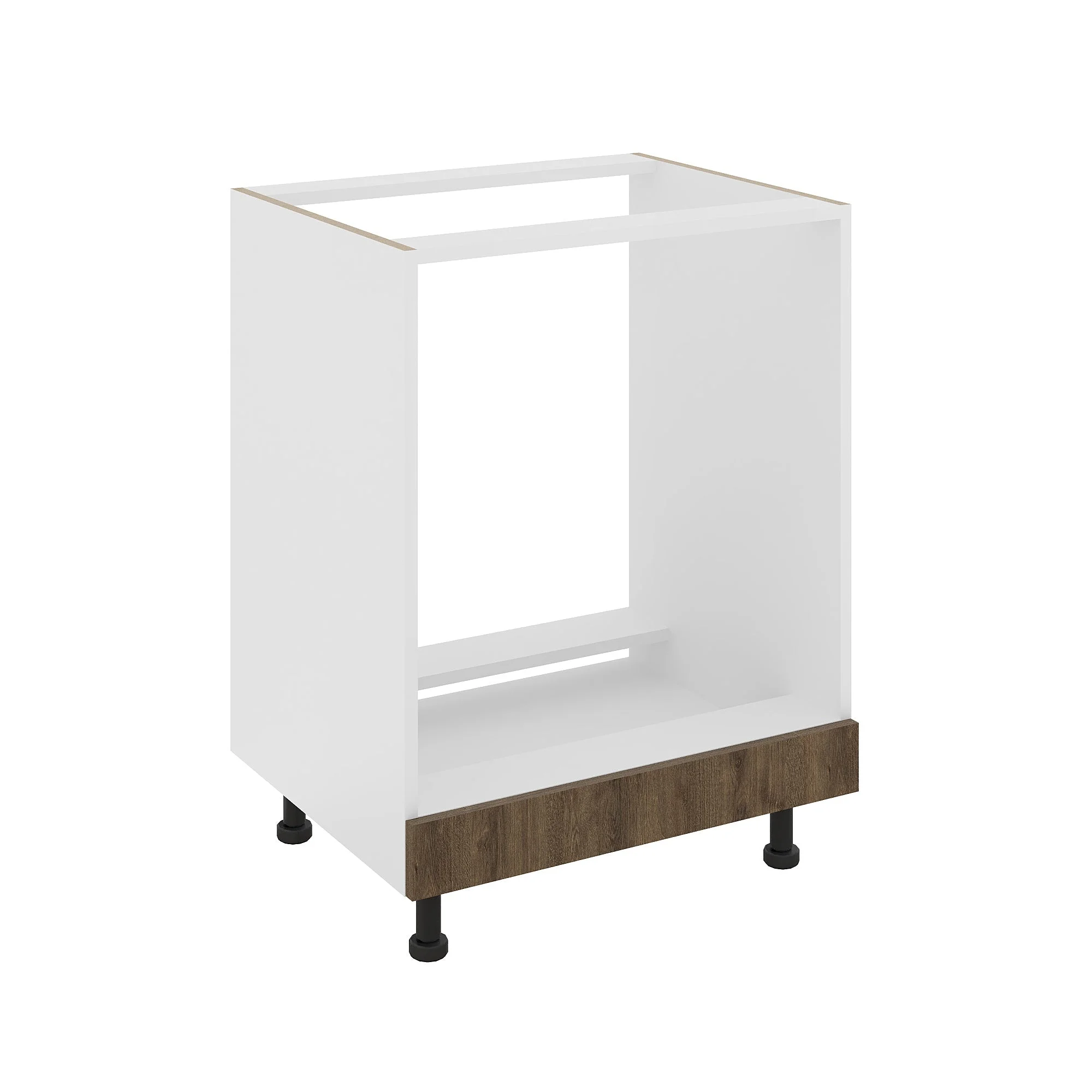 Corp Cuptor Karo, Stejar Bronz/Alb, 60 x 50 x 80 cm