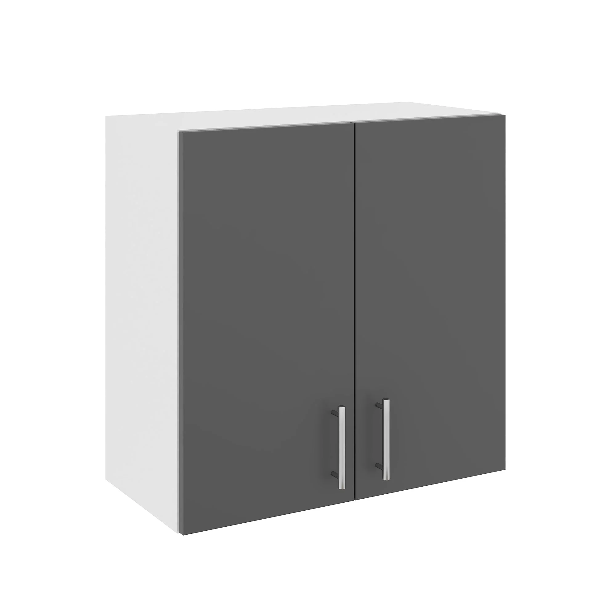 Corp Superior Karo, 2 Usi, Antracit/Alb, 60 x 30 x 60 cm