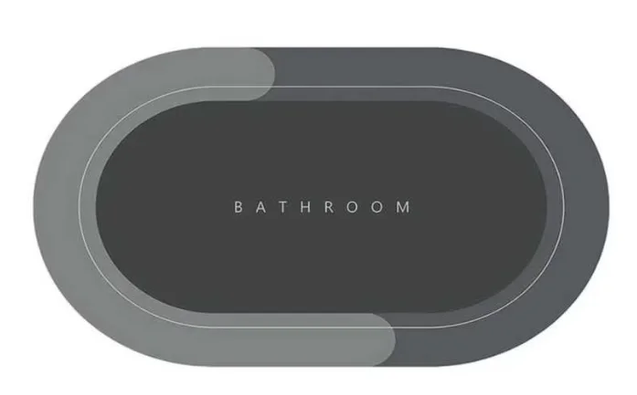 Covor de baie absorbant antiderapant 58 x 78cm material moale 2,5 grosime