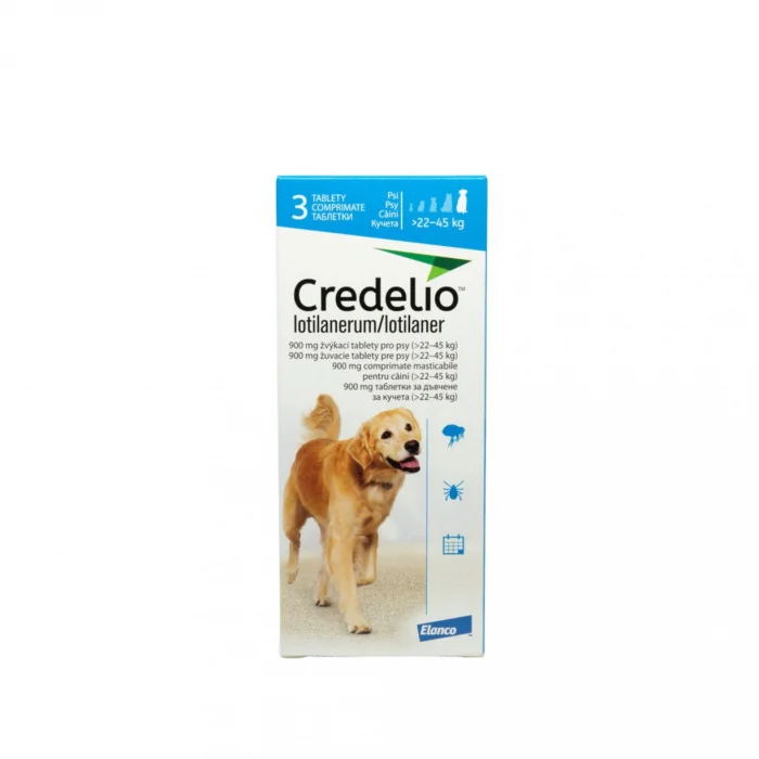Credelio 900 mg caini (22 - 45 kg) - 3 tablete