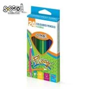 Creioane Color, Flexibile, 24 Culori/Set, S-COOL