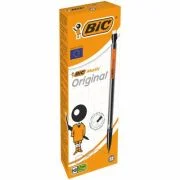 Creion mecanic BIC, Matic Classic, 0. 7 mm, corp negru, clip diverse culori