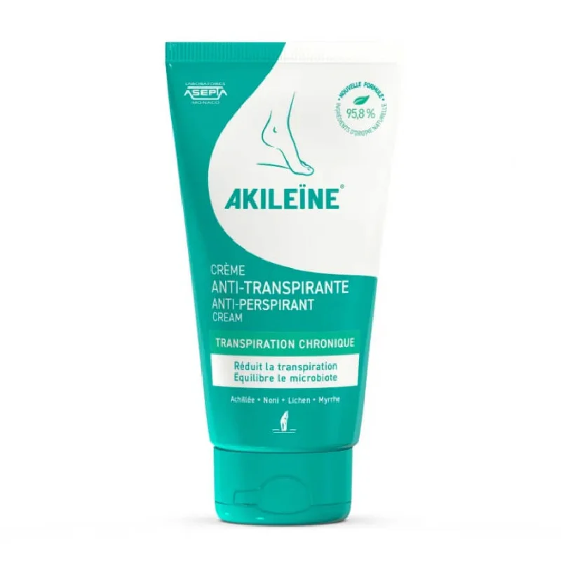 Crema antiperspiranta picioare, 75 ml, AS-Akileine