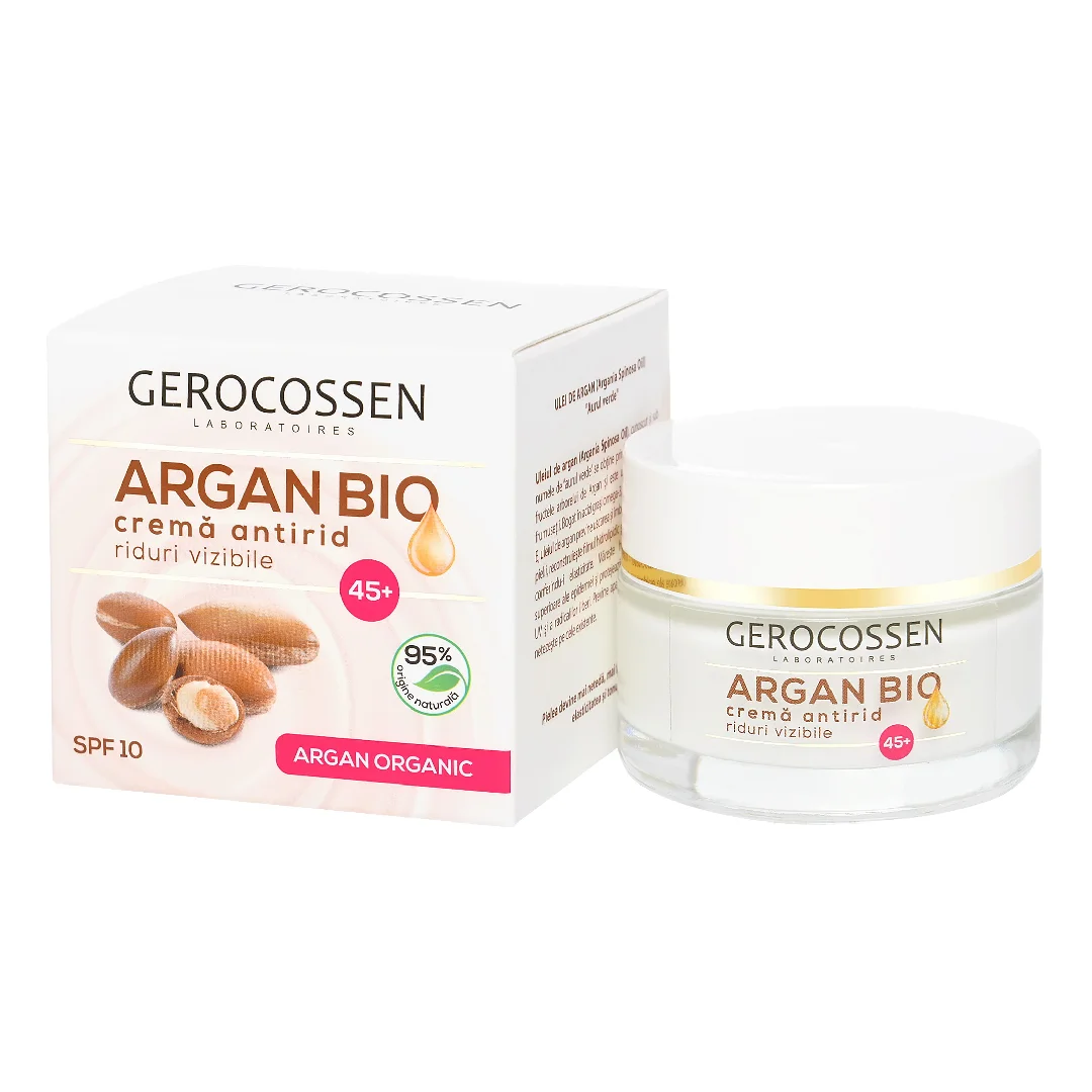 Crema antirid 45+ Argan Bio, 50 ml, Gerocossen