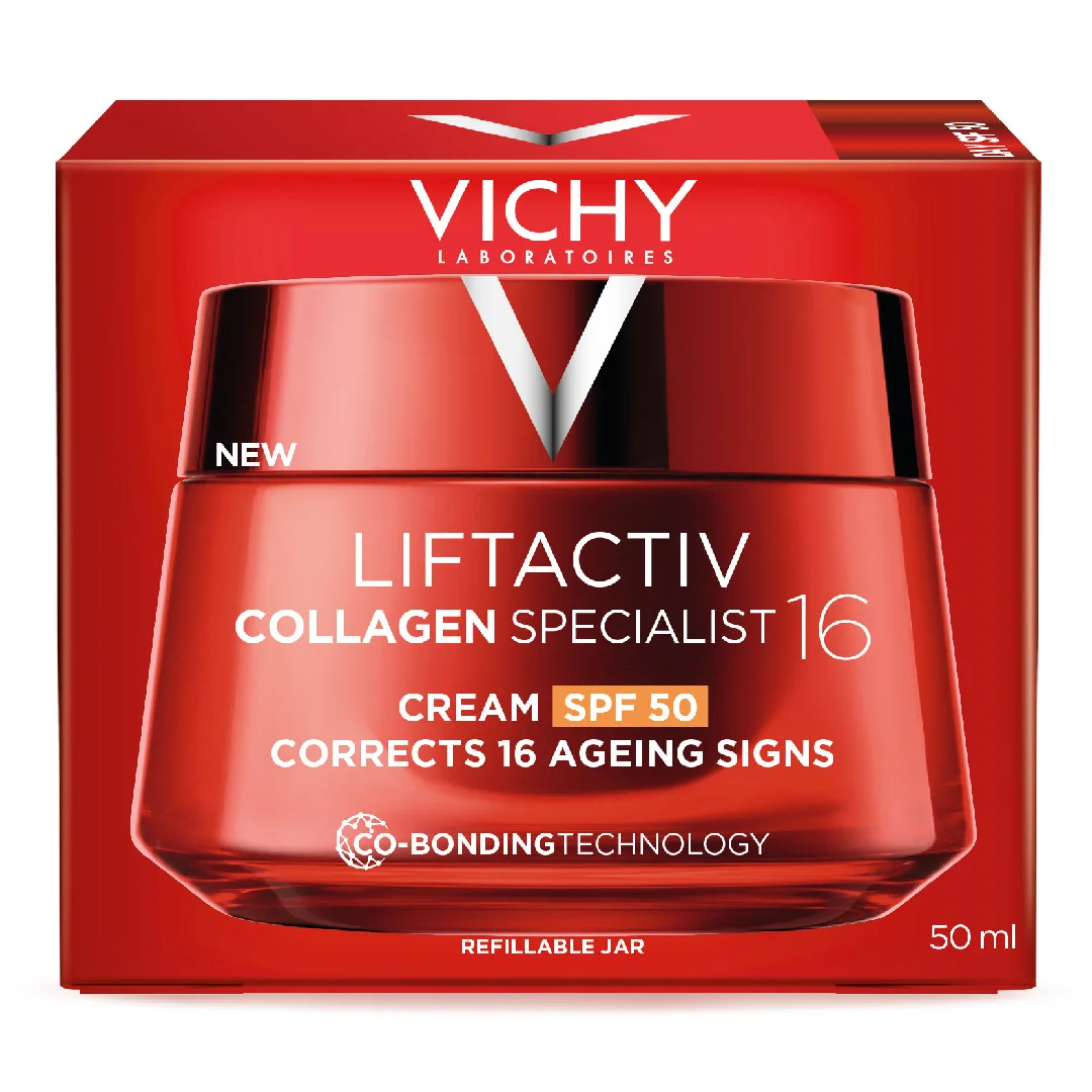 Crema antirid de zi cu SPF 50 Liftactiv Collagen Specialist 16, 50 ml, Vichy
