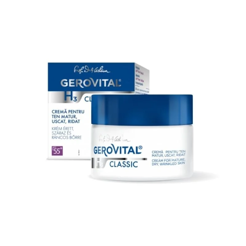 Crema antirid pentru ten matur, 50ml, Gerovital