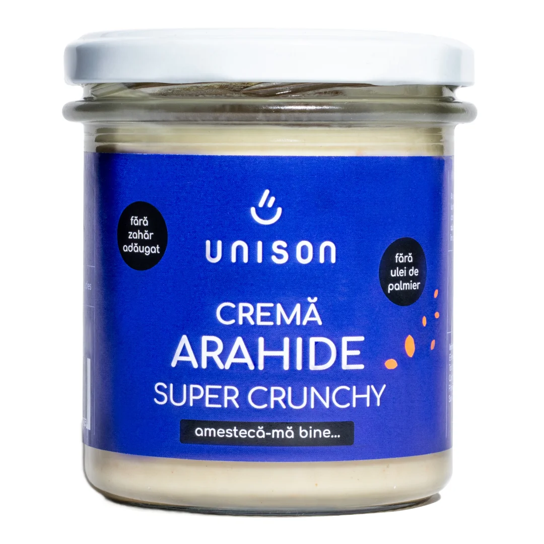 Crema arahide Crunchy, 300g, Unison