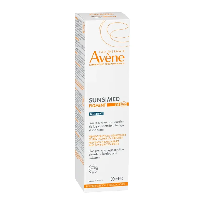 Crema cu protectie solara SPF50+ Sunsimed Pigment, 80ml, Avene