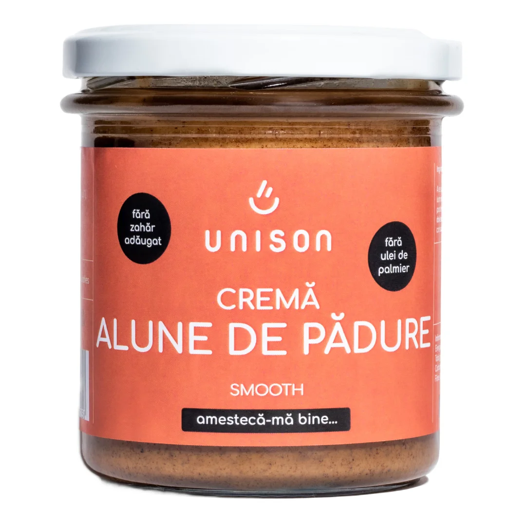 Crema de alune de padure, 300g, Unison