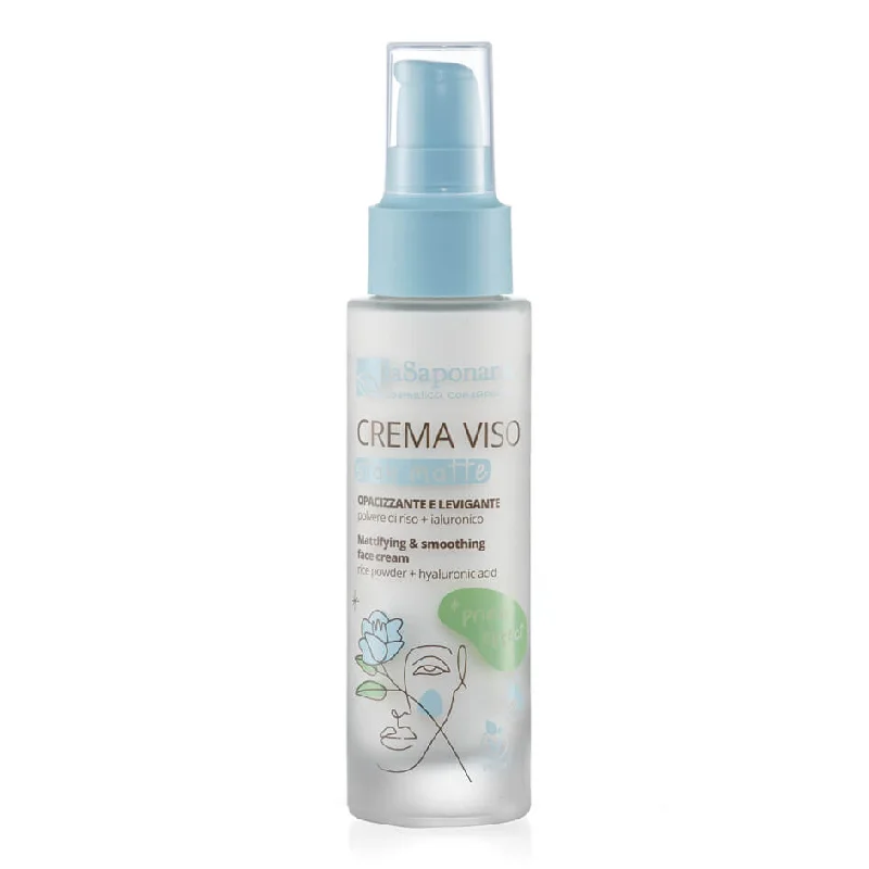 Crema de fata pentru matifiere si netezire, 50ml, La Saponaria