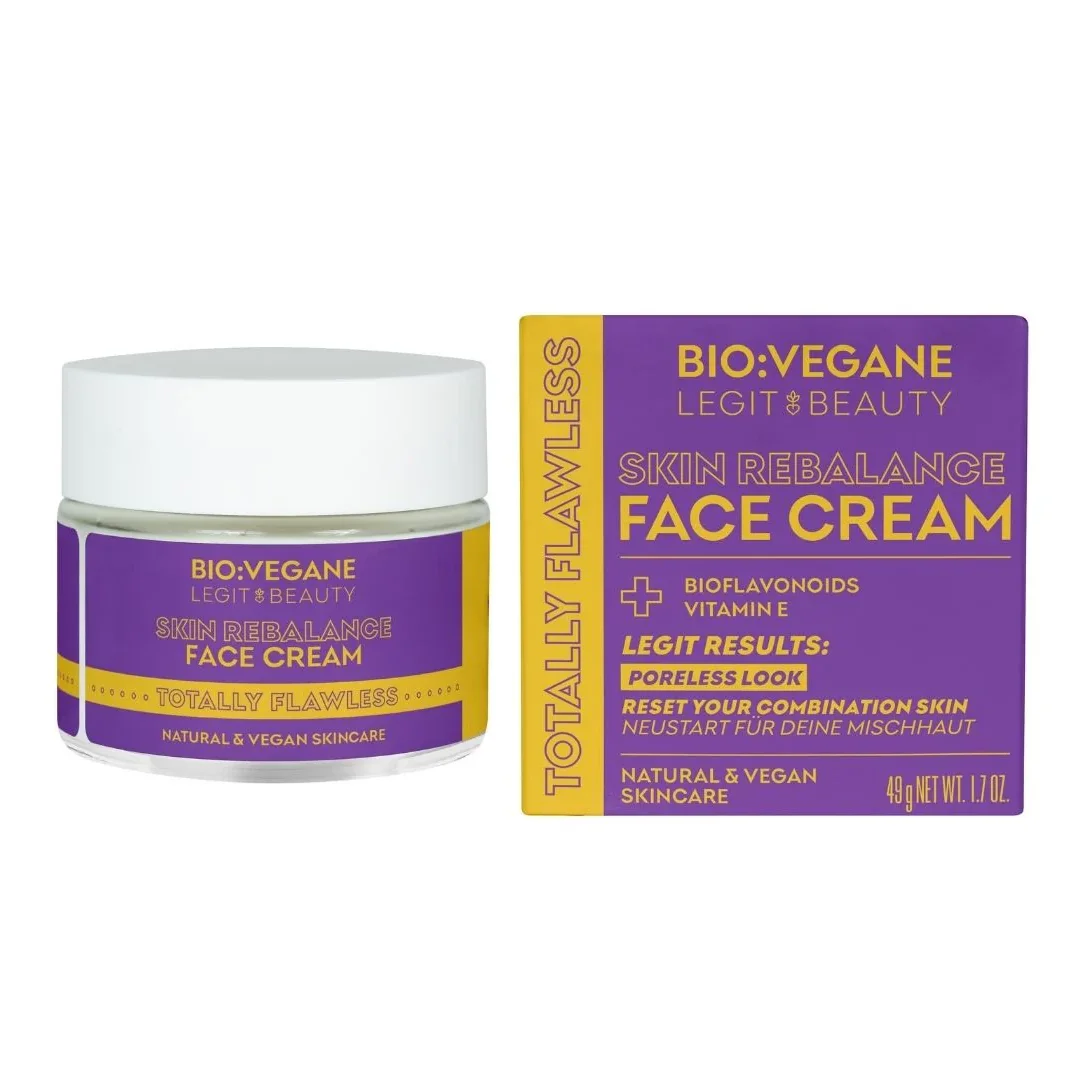 Crema de fata reechilibranta, Totally Flawless, 50 ml, Bio:Vegane Legit Beauty