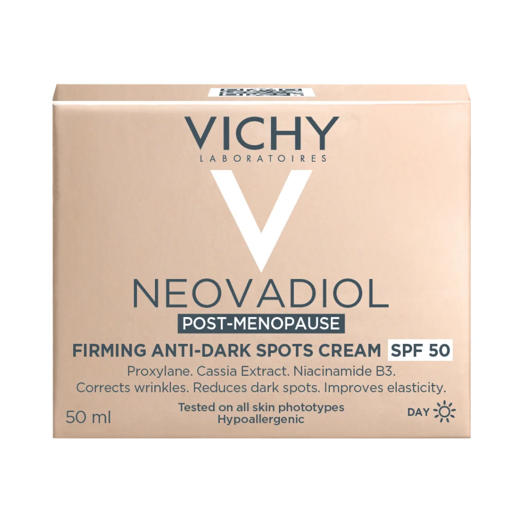 Crema de zi fermitate si anti-pete SPF50, Neovadiol Post-Menopause, 50 ml, Vichy
