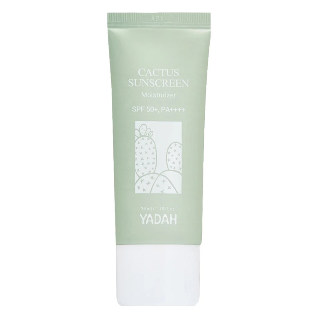 Cremă hidratantă cu protecție solară SPF50+ Cactus, 35ml, Yadah
