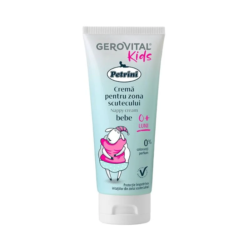 Crema pentru zona scutecului Petrini, 100 ml, Gerovital Kids