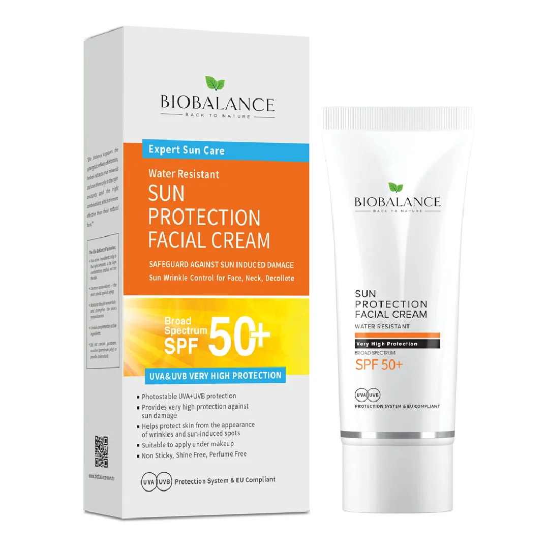 Crema protectie solara SPF50+ pentru fata, protectie foarte inalta UVA & UVB, 75 ml, Bio Balance