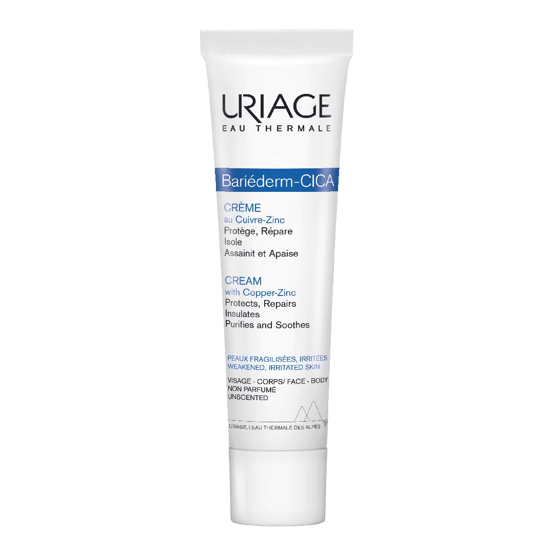 Crema reparatoare cu Zinc, Bariederm Cica, 40 ml, Uriage