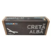 Creta alba Colorarte, set 100 buc