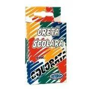 Creta color Cretorom, 5 culori, cutie 10 buc