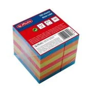 Cub hartie notes Herlitz 9930157, 700 coli, 90x90mm, 4 culori neon