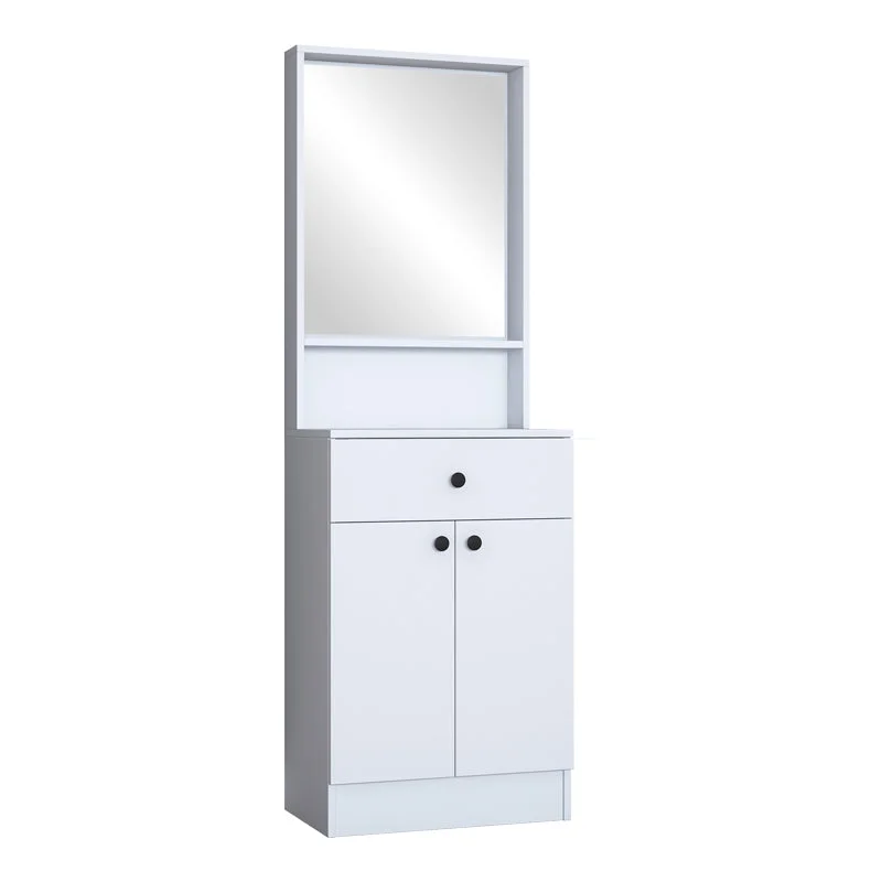 Cuier Rockder melamina alba 60x35.5x182.8 cm