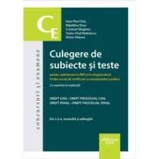 Culegere de subiecte si teste pentru admiterea la INM si in magistratura. Editia a 2-a - Ioan-Paul Chis