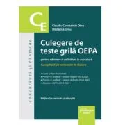 Culegere de teste grila OEPA pentru admitere si definitivat in avocatura. Editia a 2-a - Claudiu Constantin Dinu, Madalina Dinu