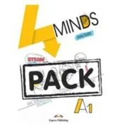 Curs limba engleza 4 Minds A1. Caiet si gramatica cu digibook app - Jenny Dooley