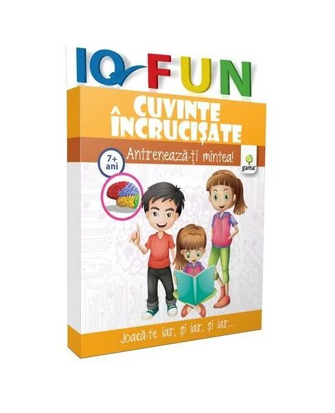 Cuvinte încrucișate. IQ Fun (7+ ani) - Paperback brosat - *** - Gama