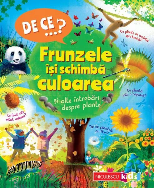 De ce…? Frunzele își schimbă culoarea şi alte întrebări despre plante - Paperback brosat - Niculescu