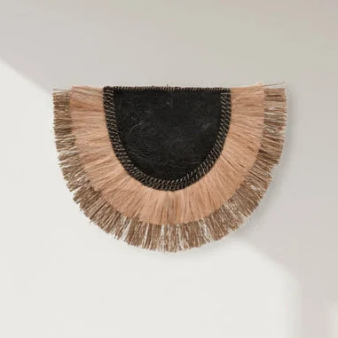 Decoratiune perete Pedrine abaca Natural 85x60x6 cm