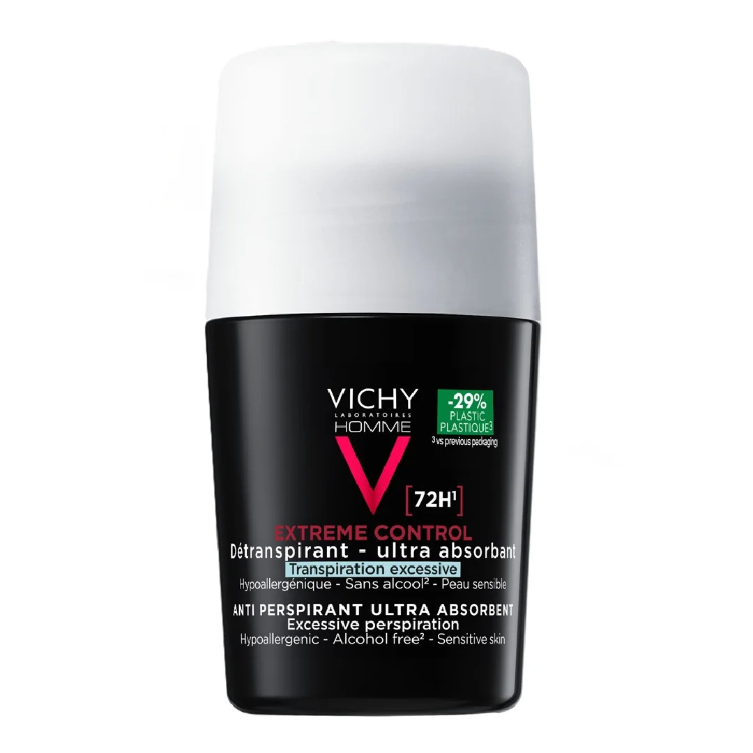 Deodorant roll-on Homme, control extrem 72h, 50ml, Vichy