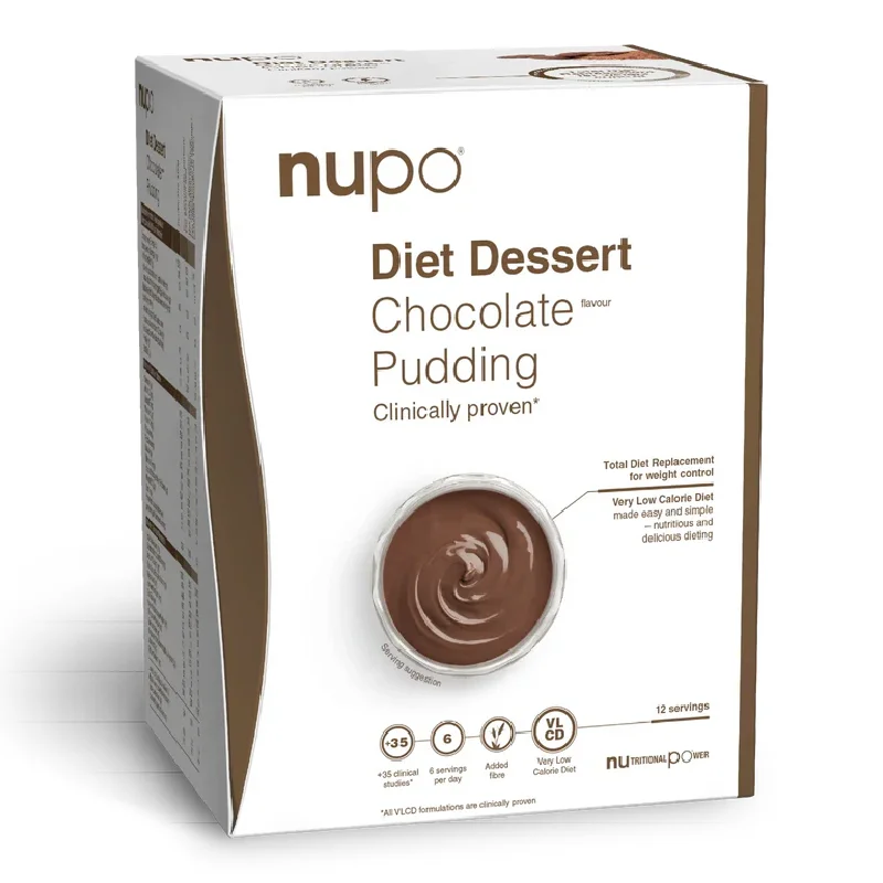 Desert Budinca de ciocolata, 12 portii, Dieta Nupo