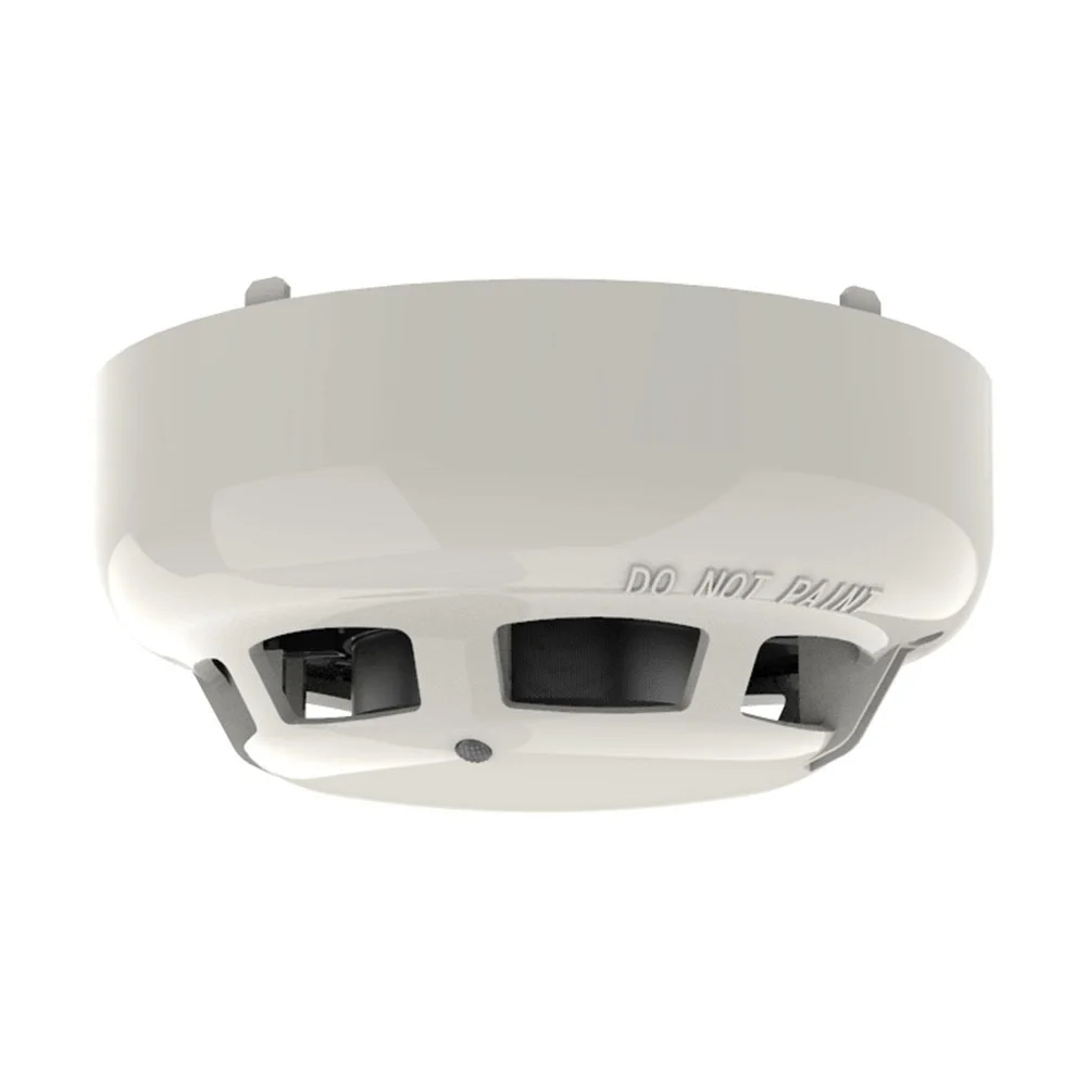 Detector adresabil de fum fotoelectric Hochiki ESP Marine ALN-ENM, aplicatii marine, vizibilitate 360 grade, carcasa ABS ivorie