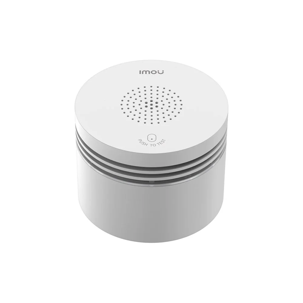 Detector de fum fotoelectric cu alarma IMOU MIR-SM100, 200 m, masurare temperatura, 85 dB, Zigbee, sunet + lumina