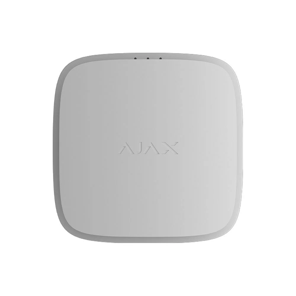 Detector de fum wireless adresabil Ajax FireProtect, EN54, 868.0 - 922.0 MHz, tamper, alb