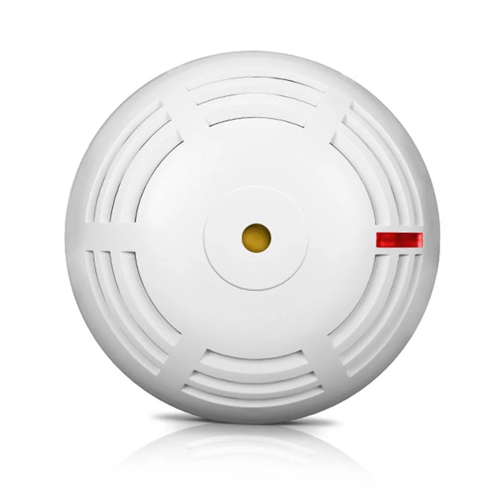 Detector de fum wireless cu sirena Satel ASD-250, RF 2000 m, tamper, autonomie 2 ani, mod standalone