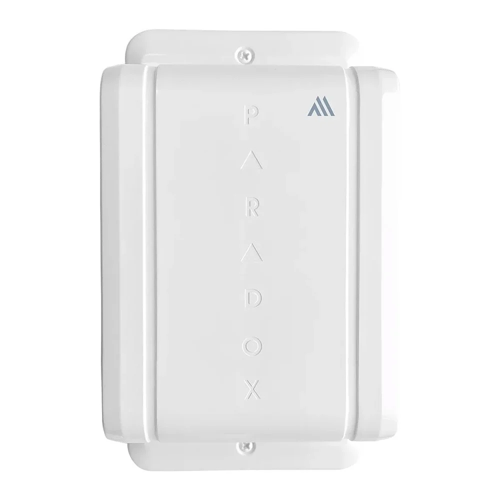 Detector de miscare wireless exterior tip perdea dublu PIR Paradox PMD780M, 3-12 m, pet immunity, senzor de temperatura, 868 MHz