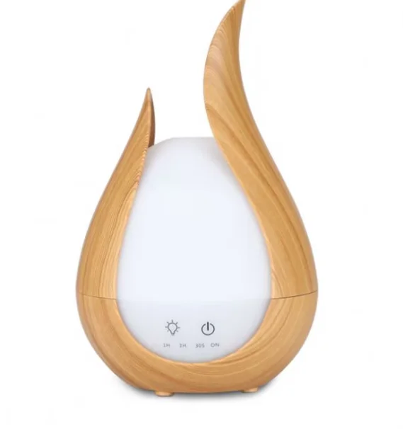 Difuzor aromaterapie NATUR cu ultrasunete si lumina LED 7 culori de 200 ml telecomanda MK