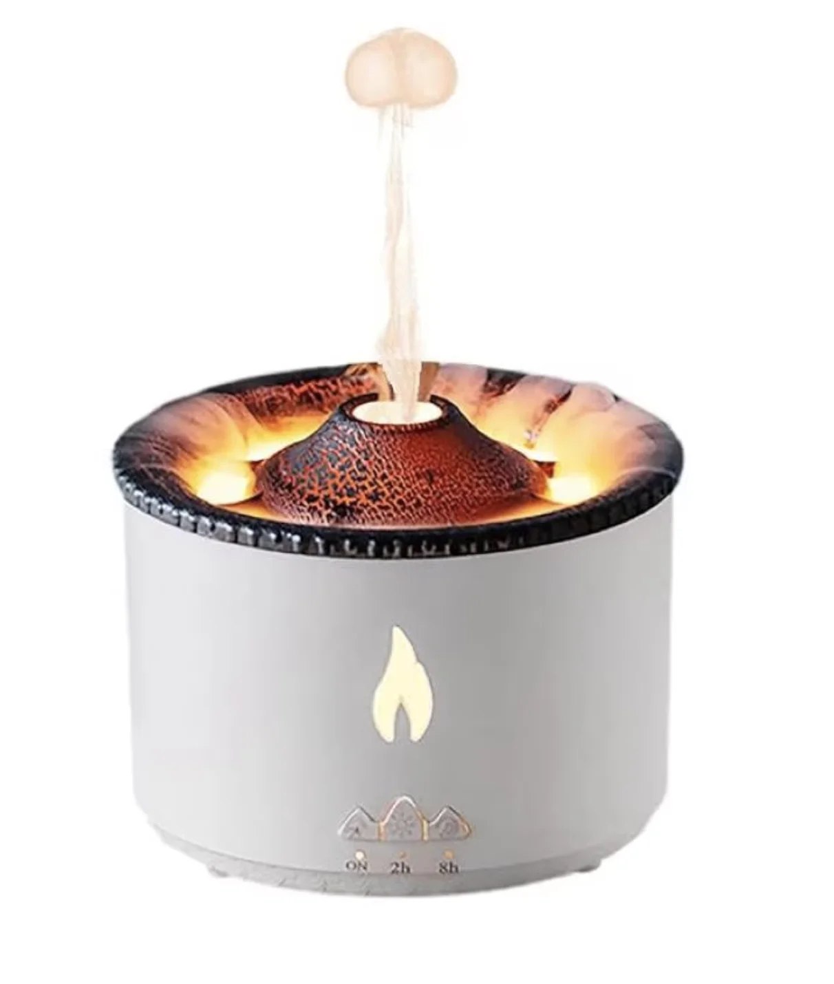 Difuzor de aroma si umidificator de aer VULCAN 360ml USB Alb Plastic