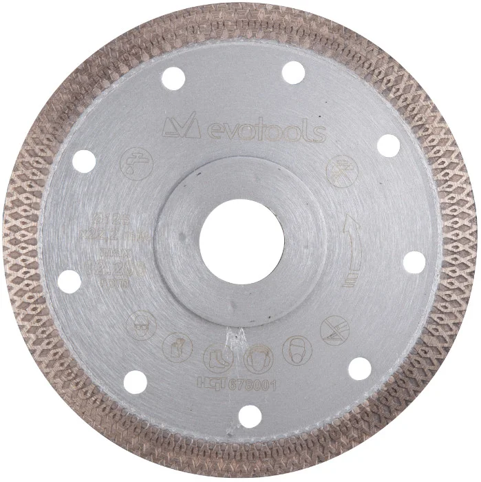 Disc Diamantat pentru Ceramica 125 x 2 mm Evotools 678001
