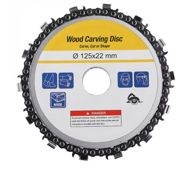 Disc flex lemn cu lant drujba polizor unghiular 125 x 22  diametru 5'' MX457