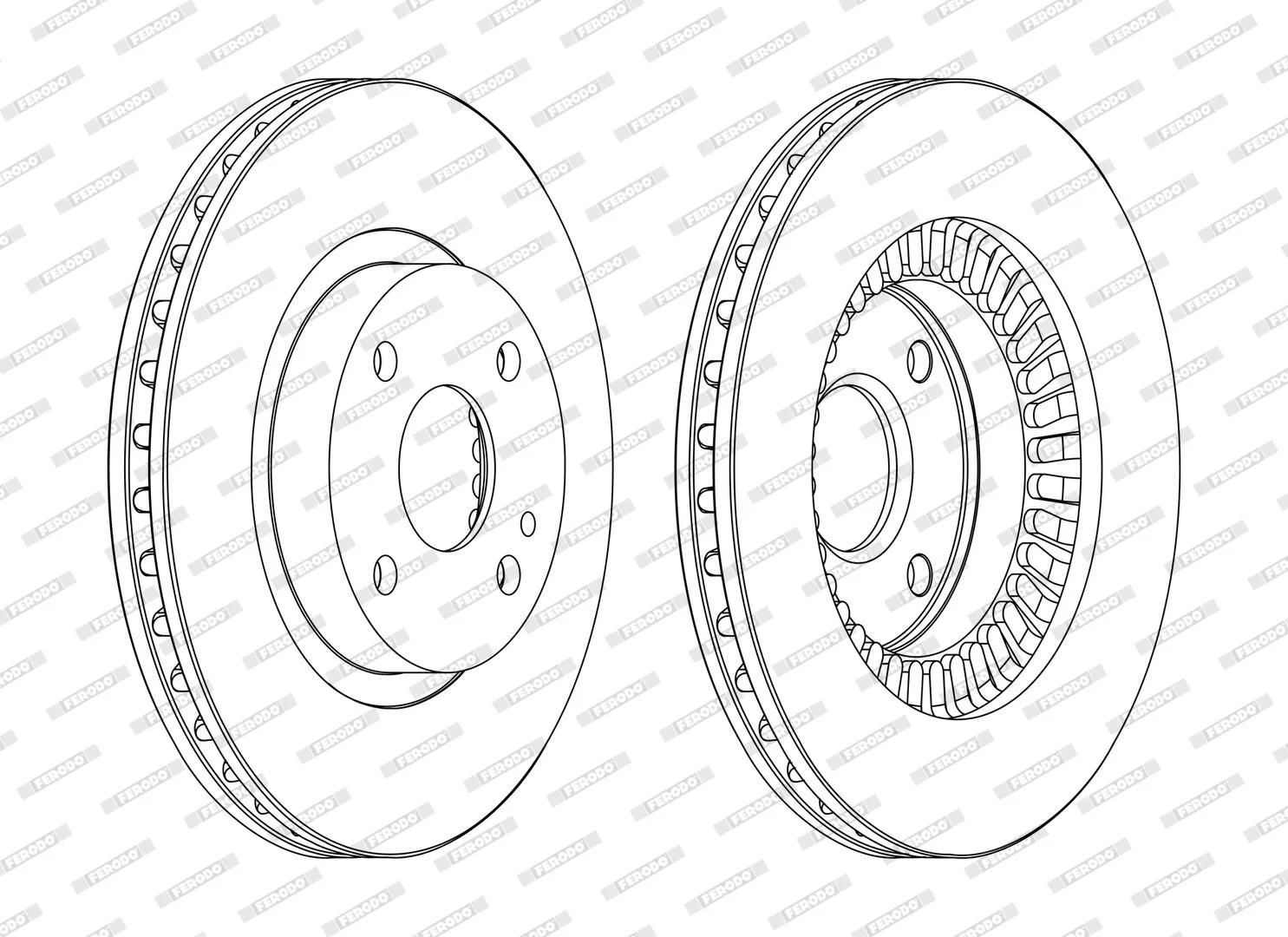 Disc frana FERODO DDF1105C
