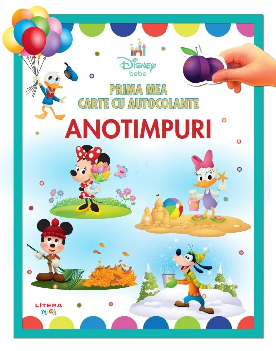 Disney bebe. Prima mea carte cu autocolante. Anotimpuri