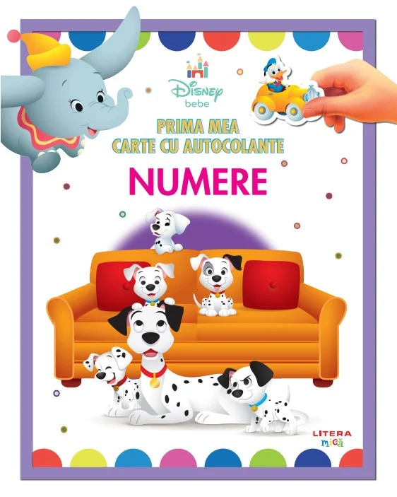 Disney bebe. Prima mea carte cu autocolante. Numere