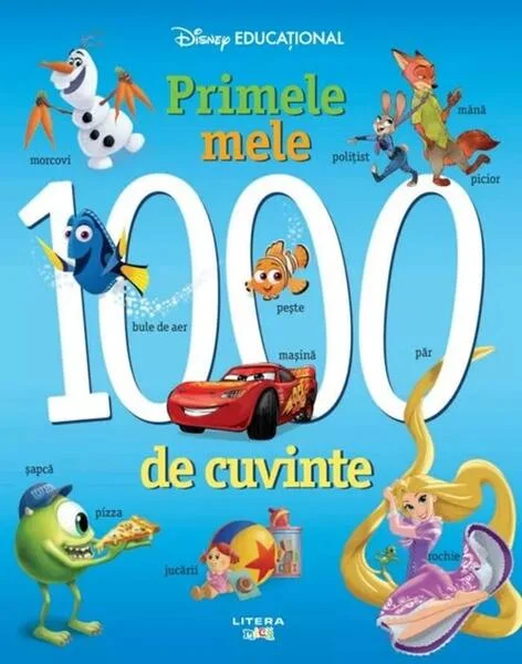 Disney Educațional. Primele mele 1000 de cuvinte - Paperback brosat - Disney - Litera