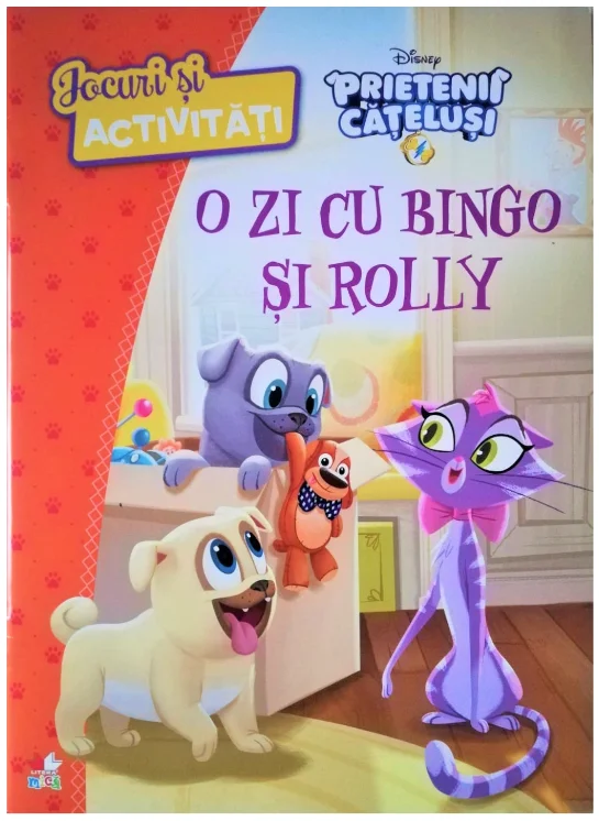 Disney. Prietenii Cățeluși. Jocuri și activități. O zi cu Bingo și Rolly