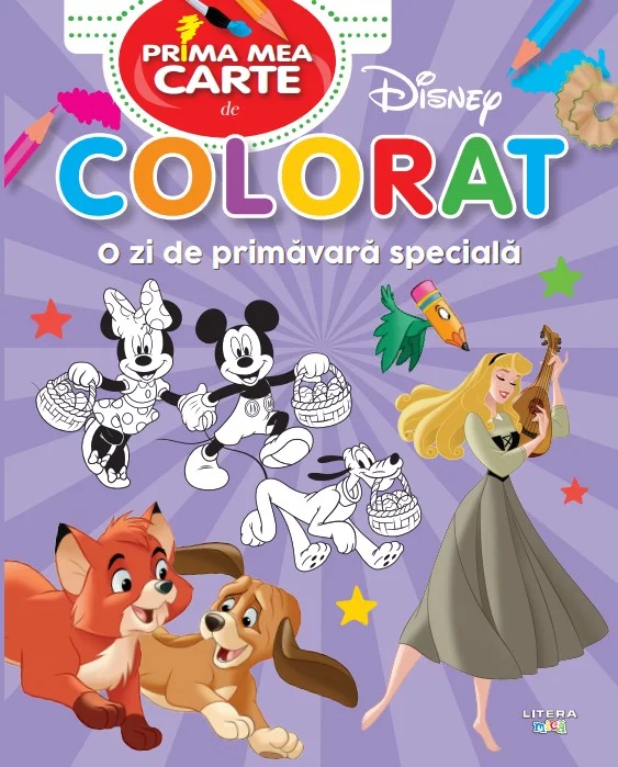 Disney. Prima mea carte de colorat. O zi de primavara speciala