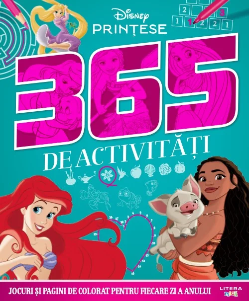 Disney. Printese. 365 de activitati