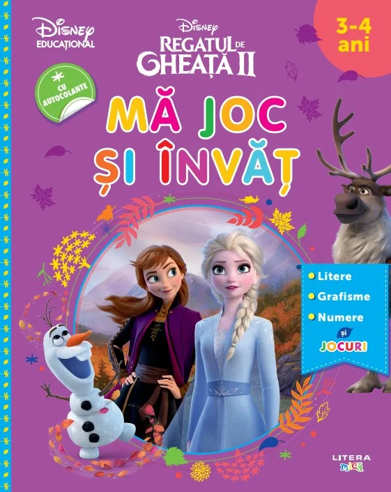 Disney. Regatul de gheata II. Ma joc si invat