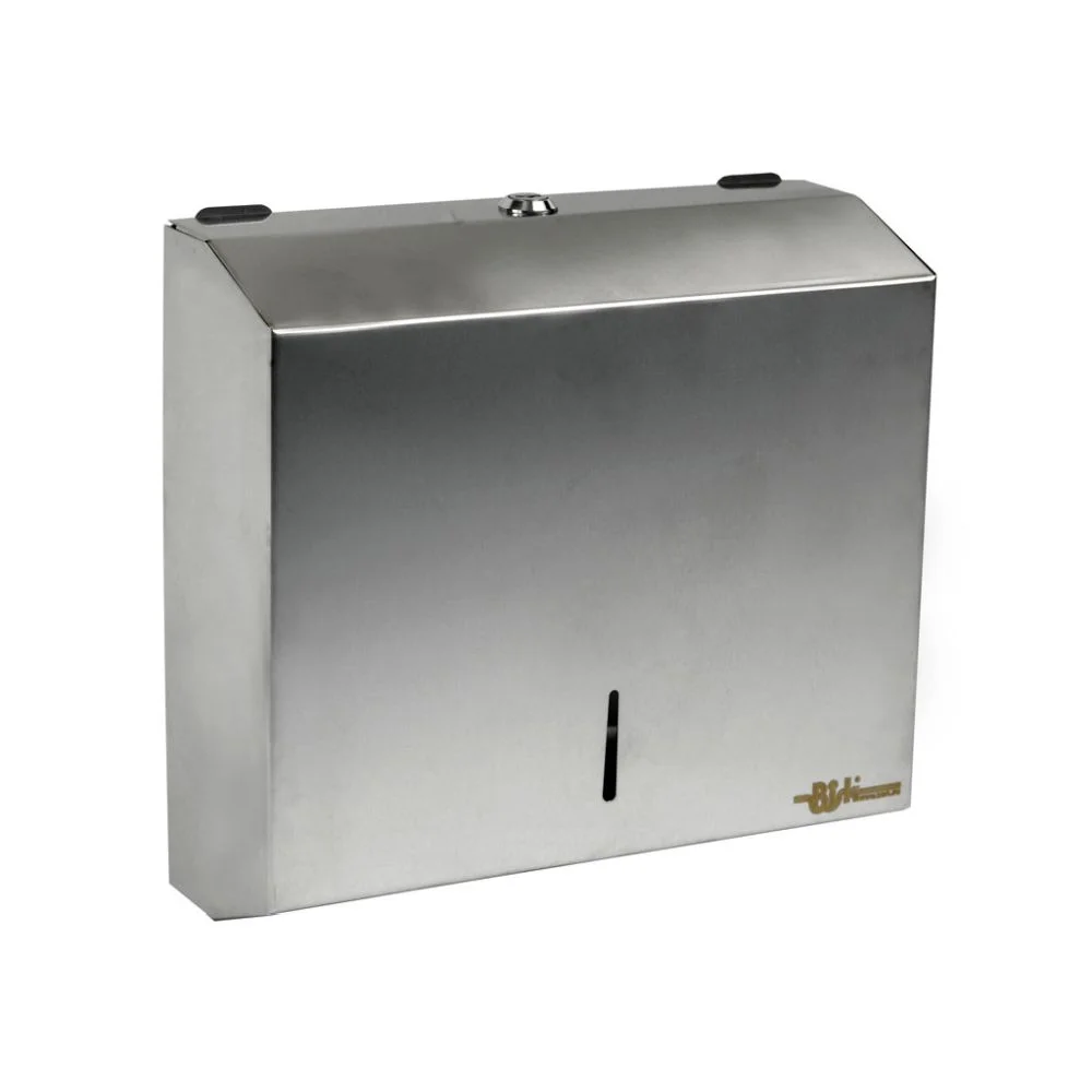 Dispenser Bisk pentru prosoape de hartie, crom satin